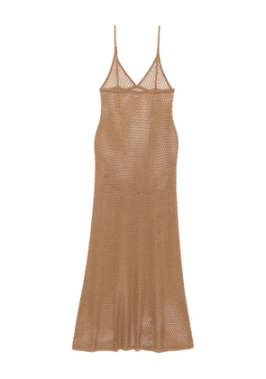 Kiki de Montparnasse crochet maxi dress - Neutrals