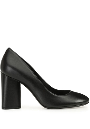 Sergio Rossi Pilier leather pumps - Black