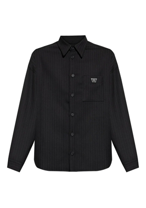MISBHV pinstriped overshirt - Black