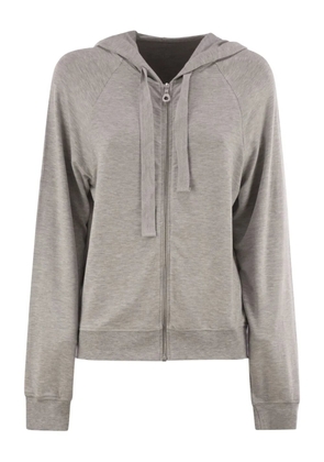 Majestic Filatures raglan-sleeves hoodie - Grey