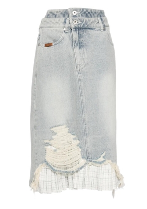 Musium Div. layered skirt - Blue