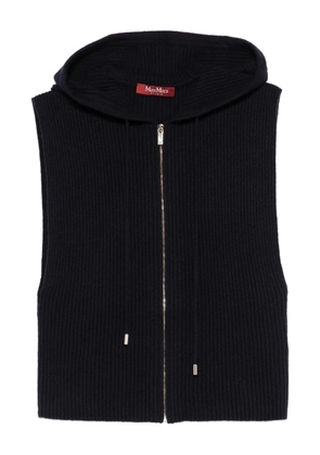 Max Mara hooded zip jacket - Blue