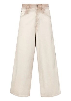 FEDERICO CINA cropped straight-leg trousers - Neutrals