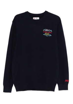 MC2 Saint Barth embroidery ski top - Blue