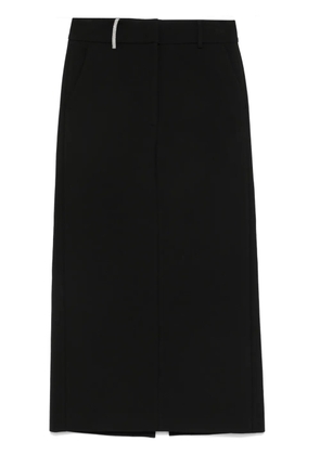 Peserico straight-cut midi skirt - Black