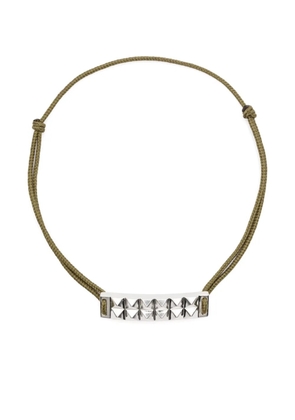 Le Gramme buff-top pyramid-guilloché bracelet - Silver