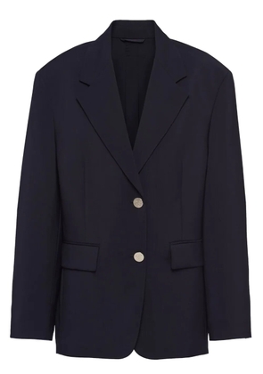 Prada single-breasted wool blazer - Blue