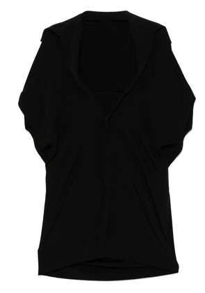 Yohji Yamamoto V-neck dress - Black