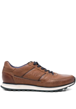 Bugatti 25mm embossed-logo sneakers - Brown
