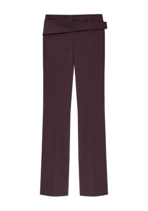 Sportmax Banda crease trousers - Red