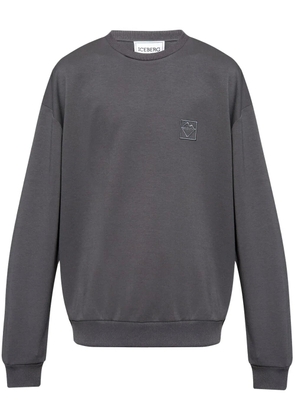 Iceberg logo-appliquéd sweatshirt - Grey