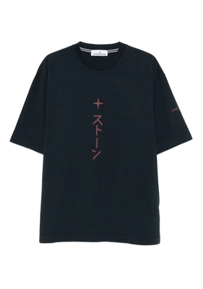 Stone Island graphic-print T-shirt - Blue