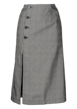 Rokh button-front midi skirt - Grey