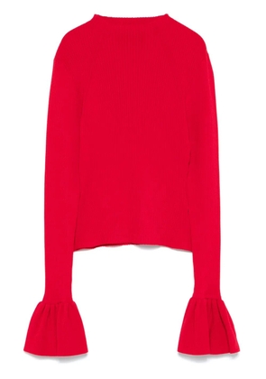 ROTATE BIRGER CHRISTENSEN high-neck jumper - Red