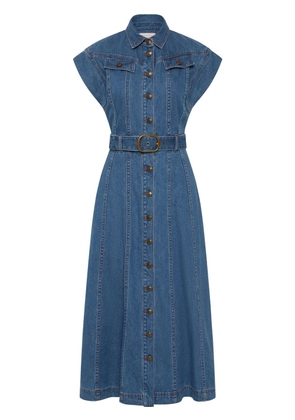 Rebecca Vallance belted waist dress - Blue