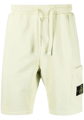 Stone Island Compass-patch track shorts - Green