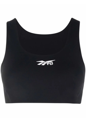 Reebok Bonded scoop-neck sports bra - Black