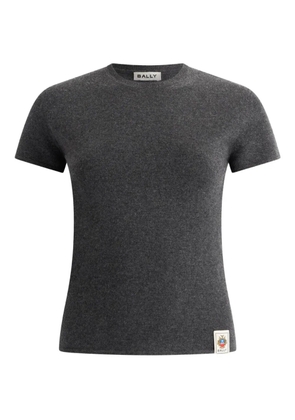 Bally logo-patch T-shirt - Grey