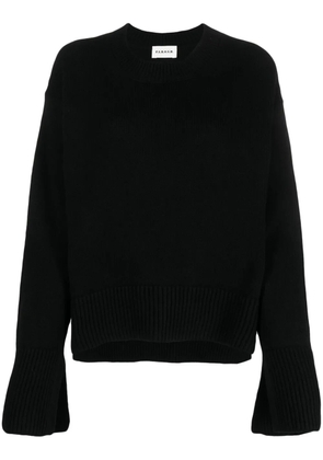 P.A.R.O.S.H. ribbed-detail wool jumper - Black