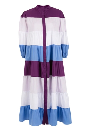 Olympiah stripe-pattern shirt dress - Multicolour