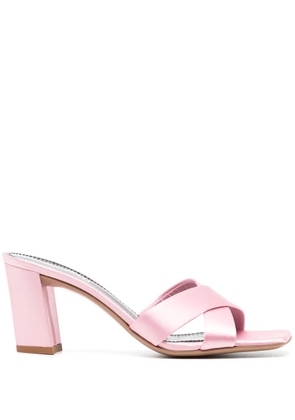 Paris Texas Dafne 80mm satin sandals - Pink
