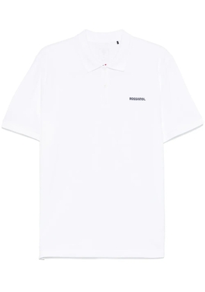 Rossignol logo-embroidered polo shirt - White