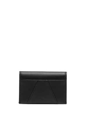 Bally logo-stamp leather wallet - Black