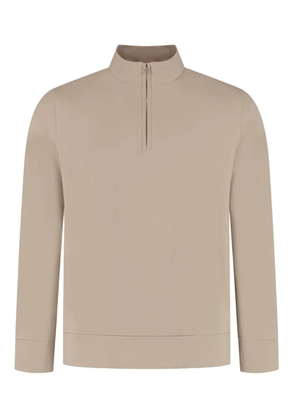 Stefan Brandt zip neck knitwear - Neutrals