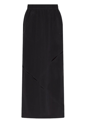 Y-3 asymmetric-panel maxi skirt - Black
