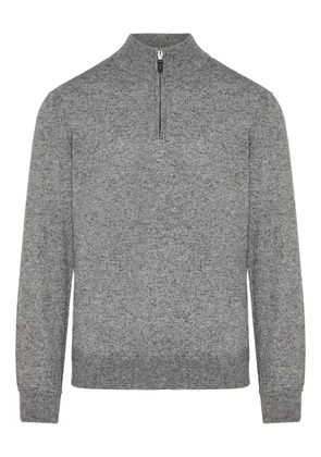 Canali half-zip polo shirt - Grey