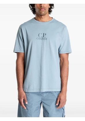 C.P. Company Tacting Piquet Embroidery T-shirt - Blue