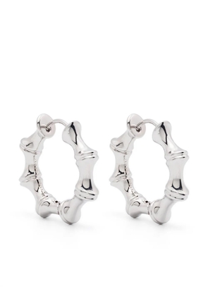 Eddie Borgo Bambu hoop earrings - Silver