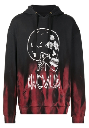 Haculla Gothis Skull hoodie - Black