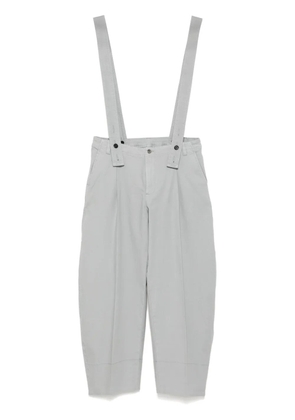 CROQUIS turn-up stright-leg overall - Grey