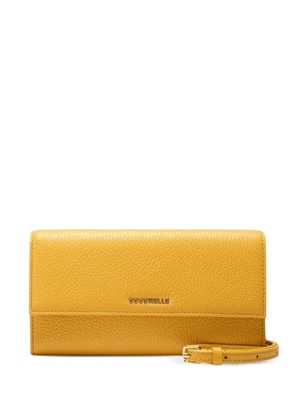 Coccinelle metallic wallet - Yellow
