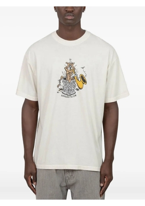 Brain Dead graphic-print t-shirt - Neutrals