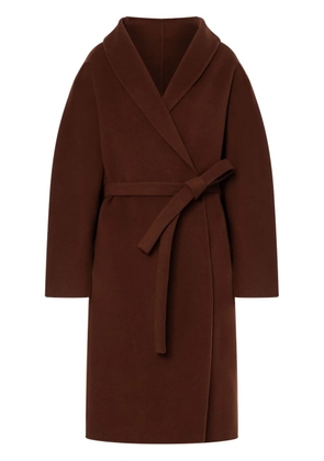 Philosophy Di Lorenzo Serafini shawl-lapels belted midi coat - Brown