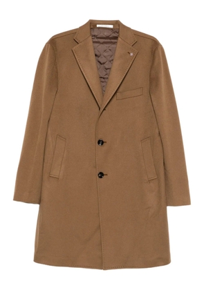 Tagliatore button-fastening single-breasted coat - Brown
