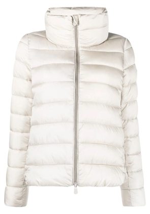 Save The Duck Elsie zip-front padded jacket - Neutrals