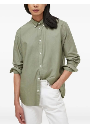 Les Deux logo-embroidered shirt - Green