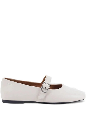 VAGABOND Jolin buckle-strap ballet flats - White