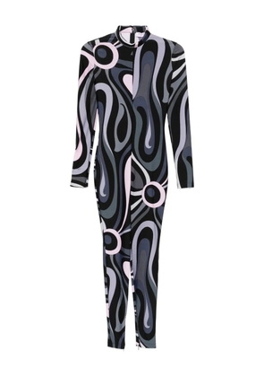 PUCCI high neck abstract-print jumpsuit - Black