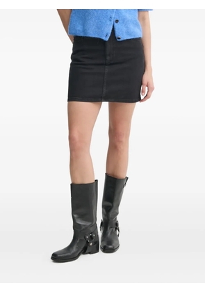 Gestuz denim mini skirt - Black