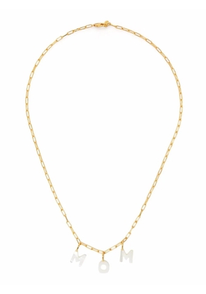 Maria Black Mom charm necklace - Gold