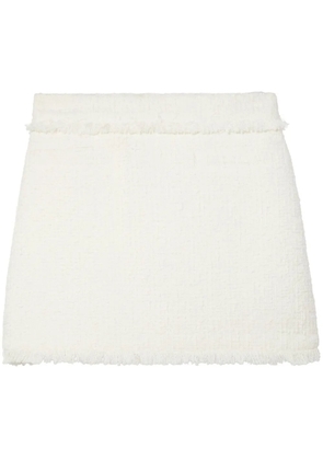 Proenza Schouler White Label tweed knitted mini skirt