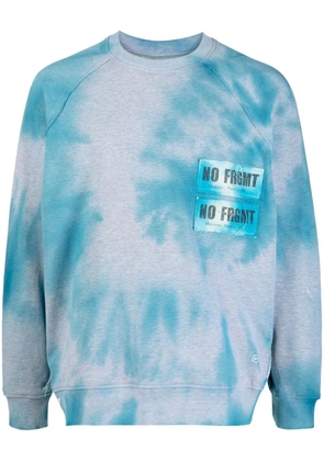 Stain Shade x Hiroshi Fujiwara tie-dye effect sweatshirt - Blue