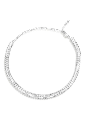 HZMER JEWELLERY crystal-embellished necklace - Silver
