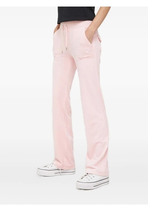 Juicy Couture drawstring patch-pocket trousers - Pink