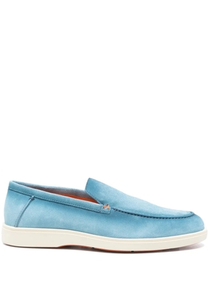 Santoni suede loafers - Blue