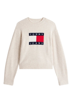 Tommy Jeans logo-motif sweater - Neutrals